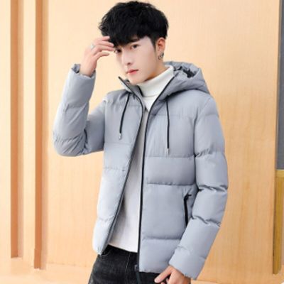 ZZOOI 2020 Winter Newest Men Down Jacket Korean Trend Cotton Clothes Handsome Warm Coat Mens Cotton Padded Jacket