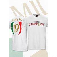 FTB 2022-2023 A.C. Milan 19 Champion Short Sleeve Round Neck Sweatshirt Unisex Player Large S