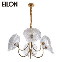 "sale"EILON โคมไฟเพดานคริสตัลทรงดอกไม้ LED 36W ขั้ว 6*E14 แสงคูลไวท์ รุ่น TYD037/6 GOLD"ส่งด่วนทุกวัน"