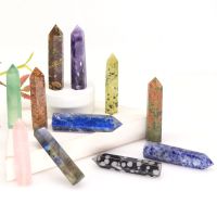 [hot]❏❦  44 Wand Stone Polished Reiki Healing Shui Crafts Wholesale