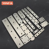 ✙☂ YONFIA 9005 8 PCS Square Flat Shelf Brackets Heavy Duty Stainless Steel Shelf Bracket Corner connector for Furniture DIY Joint