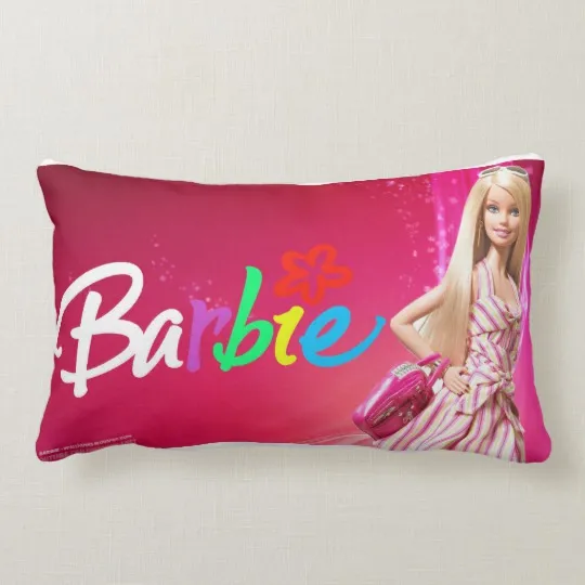 pink barbie pillow