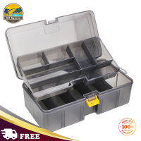 Lure Tackle Box ทนต่อแรงกระแทกความแข็งแรงสูง Double Layer โปร่งแสงเหยื่อเคสอุปกรณ์ตกปลา