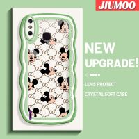 เคส JIUMOO สำหรับ Infinix Smart 4เคส X653 4C แฟชั่นมิกกี้สีสันสดใสเคสมือถือกันกระแทกแบบใสนิ่มเคสโปร่งใสลายกล้องถ่ายรูปสร้างสรรค์เรียบง่ายอ่อนโยนป้องกัน