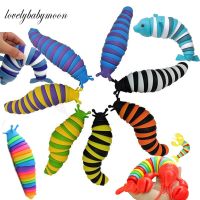 Toy Fat Brain Slug Articulated Flexible 3D Slug Fidget Toy All Ages Relief Anti-Anxiety Sensory Toys for Children Aldult1