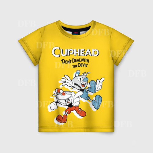 cuphead-เสื้อเชิ้ตแขนสั้นระบายอากาศได้ดีสำหรับเด็ก-เสื้อแฟชั่นสำหรับเสื้อยืดอเนกประสงค์ฤดูร้อน
