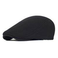 【อเนกประสงค์】ผ้าฝ้ายเด็กส่งหนังสือพิมพ์หมวกผู้ชายผู้หญิงหมวก SoftBeret ของแข็ง UnisexHatFlat หมวกบริกรหมวก