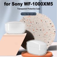For SONY Wf 1000XM5 Case Earphone Cases TPU Protective Cover For Sony WF-1000XM5 Case Shockproof Shell With Hook