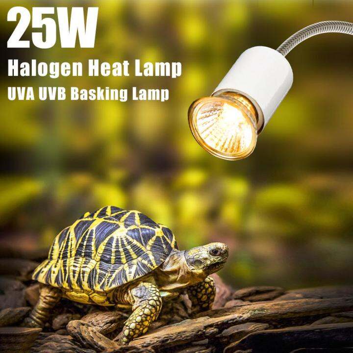25W Halogen Heat Lamp UVA UVB Basking Lamp Heater Light Bulb for