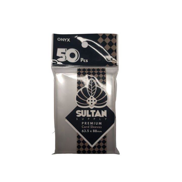 Sultan Supply Premium Card Sleeves 63.5 x 88 Standard Onyx Outer