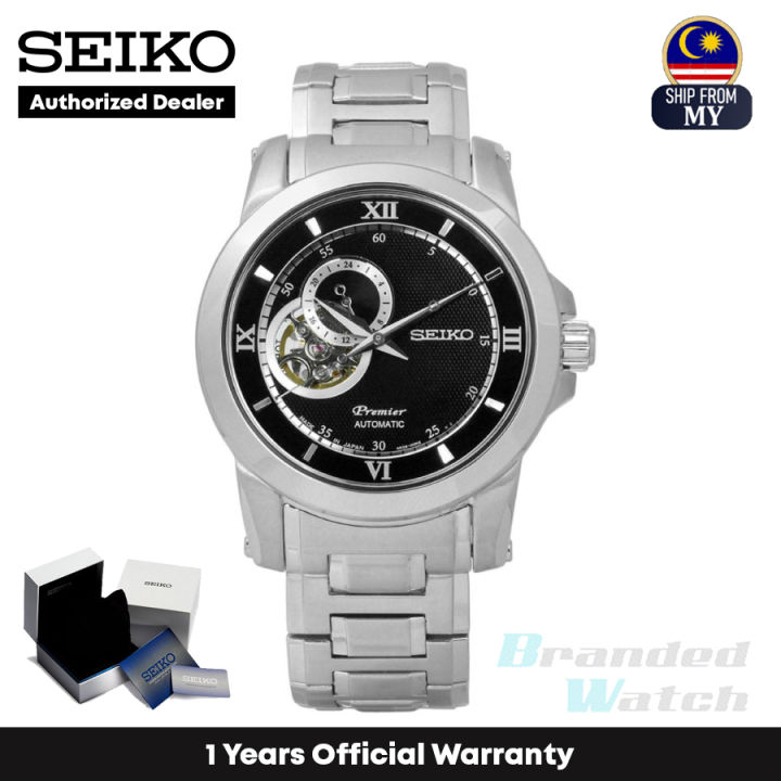 Official Warranty] Seiko SSA321J1 Men's Premier Chronograph Automatic  Silver Stainless Steel Strap Watch (watch for men / jam tangan lelaki /  seiko watch for men / men watch) | Lazada