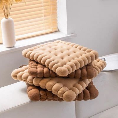 【CW】﹍□  Cushion Soft Texture Wide Application Polypropylene Cookie Shaped Floor Household Supplies