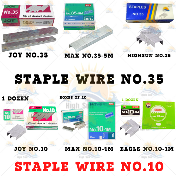 Standard Staples Staple Wire 10M OR 35M Metal Staple Wire Stapler Wire