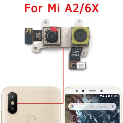 【☸2023 New☸】 anlei3 กล้องด้านหน้าด้านหลังสำหรับ Xiaomi Mi A1 5x 6x A2 Lite A3หันหน้าไปทางด้านหน้าหลักโมดูลกล้องด้านหน้าชิ้นงอสำหรับเปลี่ยนอะไหล่