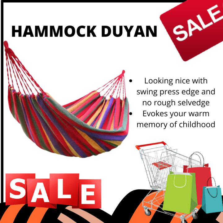 BUY 1 TAKE 1 Portable Cotton Rope Outdoor Hammock Duyan | Lazada PH