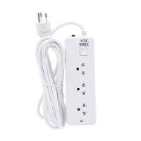 PLUG (ปลั๊กไฟ) VOX SPORTEC P130 - 3 SOCKET 1 SWITCH 3M (WHITE) (F5ST3-VS01-3101)