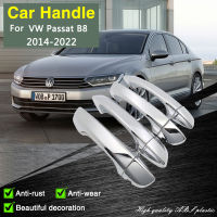 for Volkswagen VW Passat B8 2014~2022 2016 Durable Chrome Door Handle Cover Trim Car Cap Accessories Styling Stickers Decoration