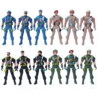 พลาสติก9ซม. Mobility ของเล่น Sandbox รุ่น Playset Special Force Action Figures ของเล่นเด็ก Men Randomly