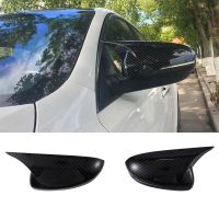 Carbon Fiber Rear View Mirror Housing Ox Horn Cover-Side Mirror Cover for K5 2011-2015