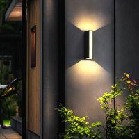 Outdoor Waterproof LED Wall Lamp Simple Style Double-Headed Wall Sconces Home Courtyard Terrace Balcony Garden Porch Wall Light