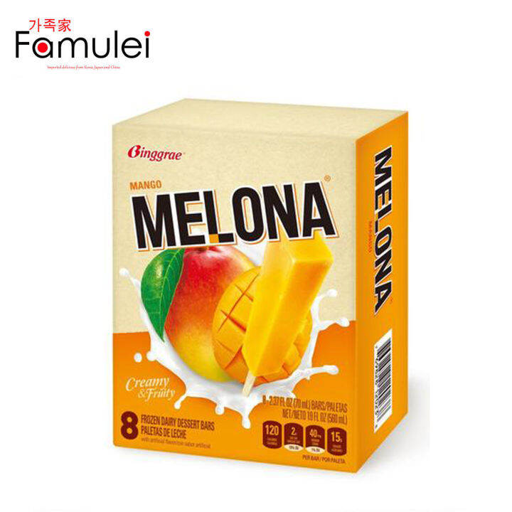 Binggrae Melona Ice Bar Mango 8pcs Package Frozen Lazada PH