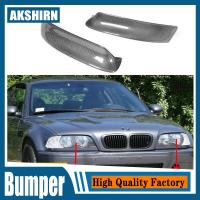 ตัวแยกขอบล้อกันชนหน้ารถคาร์บอนไฟเบอร์ /Frp กันเปื้อนสำหรับ BMW 3 Series E46 M3รถเก๋ง1999-2006กันชนสปอยเลอร์