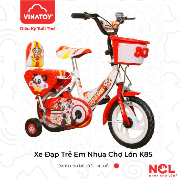 Xe đạp trẻ em Nhựa Chợ Lớn K85 Dành Cho Bé Từ 2 – 4 Tuổi
