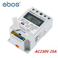 สวิตช์รีเลย์ตัวควบคุม AC 220 240V 230โปรแกรมได้ตัวจับเวลาอิเล็กทรอนิกส์ไมโครคอมพิวเตอร์อัจฉริยะ BS316 25A ใหม่