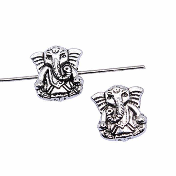 wysiwyg-10pcs-10x11mm-antique-silver-color-wealth-elephant-small-hole-bead-for-jewelry-making-diy-jewelry-findings-headbands