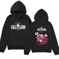 Game Cult of The Lamb Manga Hoodie Cartoon Print Pullover Men/Clothes Aesthetic Pocket Hooded Sweatshirt Hoodies Size XS-4XL