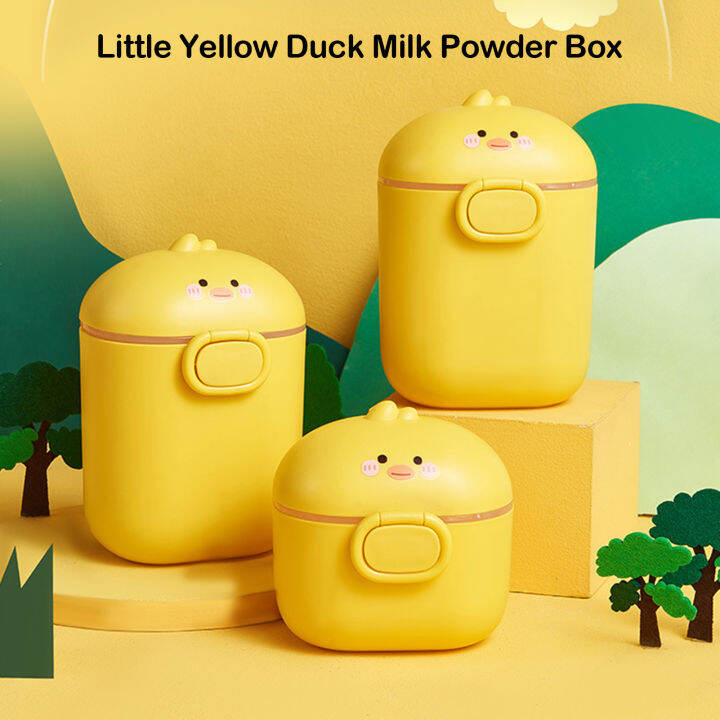Hygienic Milk Powder Dispenser Adorable Duckling Milk Powder Dispenser