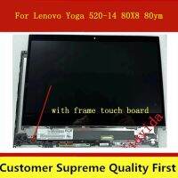 14.0แท้สำหรับโยคะ Lenovo 520-14 80X8 80Ym 520-14IKB แสดงหน้าจอ LCD สัมผัสทำให้เป็นดิจิทัลประกอบจาก5D10N4560 5D10N45603