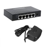 【Online】 Smart Automation พอร์ต10/100/1000Mbps Network Switcher Hub Fast Ethernet RJ45 Gigabit Switch Splitter Travel Lan Switch Hub สำหรับพีซีเดสก์ท็อป