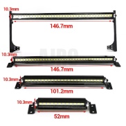 CW New Rc Car Roof Lamp 24 36 Led Bar For 1 10 Crawler Axial Scx10 90046