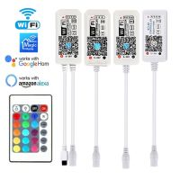 เครื่องควบคุม RGB RGBW Wi-Fi แถบไฟ LED 5V 12V 24V แอป IOS รองรับการควบคุม IR บ้านเวทมนตร์สำหรับ RGB RGBW แถบไฟ LED