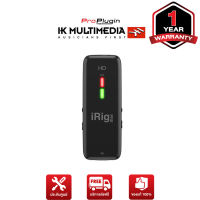 IK Multimedia iRig Pre HD Audio interface ปรีไมโครโฟนบันทึกเสียง ระดับ HD 24-bit/96kHz ขนาดพกพา Microphone Preamp For iPhone, iPad and Mac/PC (ProPlugin)