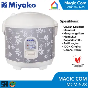 Harga rice cooker discount miyako mcm 528