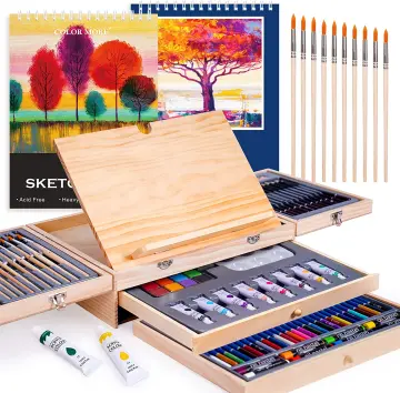 Portable Drawing Painting Coloring Art Set Supplies Kit, Gifts for
