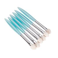 6 Pieces One End Foam Tip Applicators Eyeshadow Brush