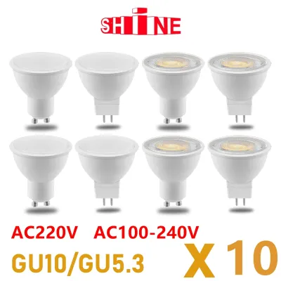 LED energy-saving spotlight GU10 GU5.3 AC110V AC230V non-strobe warm white light 3W-8W can replace 30W 50W halogen lamp