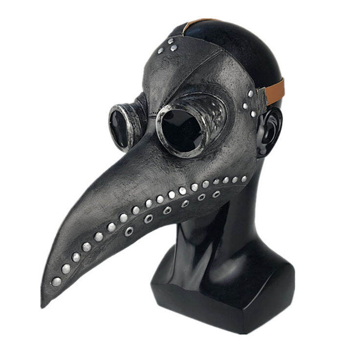 Plague Doctor Mask Birds Long Nose Beak Steampunk Mask Halloween ...