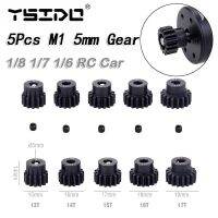 YSIDO M1 5ชิ้น,5มม. 11T-15T/15T-19T/18T-22T/ชุด Ingranaggi Motore Pignone In Metallo ต่อมอเตอร์ไร้แปรงถ่าน Traxxas Arrma 1/8รถ RC รถบรรทุก