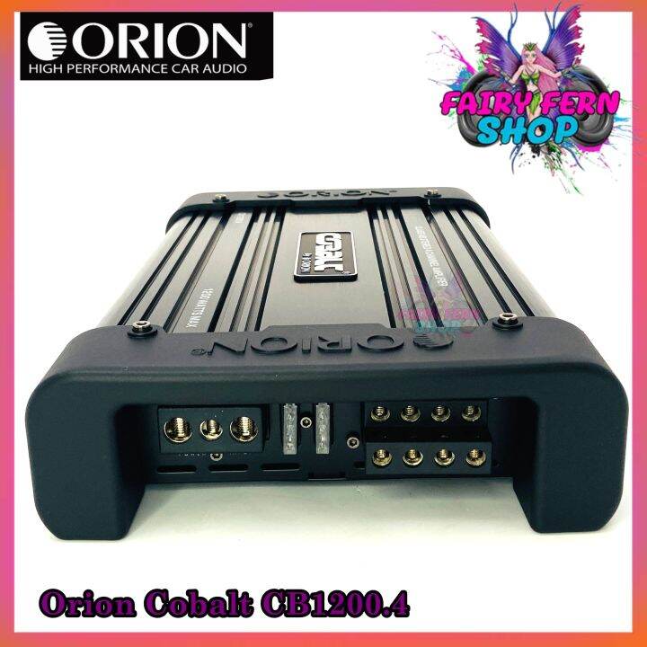 orion-cobalt-cb1200-4-แอมป์ขยายเสียง-4-ch-class-ab-1200-วัตต์-ตอบสนองความถี่-10000-36000เฮิร์ต-เพาเวอร์แอมป์รถยนต์สัญชาติอเมริกัน-ของแท้-พาวเวอร์แอมป์รถยนต์