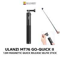 ไม้เซลฟี่ Ulanzi MT-76 Go-Quick II 1.5m Magnetic Quick ReleaseExtension Selfie Stick รองรับกล้องโกโปรรุ่น 12,11,10,9 ได้