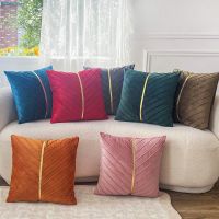 【CW】 Cover Design Pleated Cushion Covers Pillowcase for Room Luxury