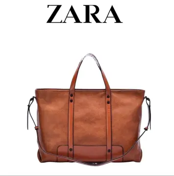 Tas wanita cewek branded import zara basic tote besar travel