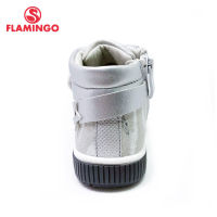 FLAMINGO 2020 Autumn Felt High Quality Grey Kids Boots Size 22-27 Anti-slip Shose for Girl Free Shipping 202B-Z5-2043