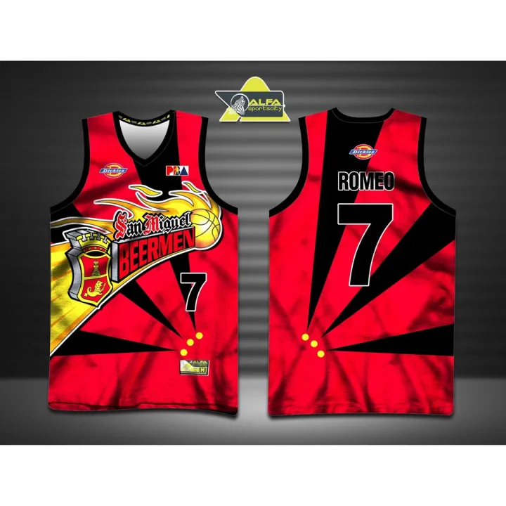 PBA INSPIRED FULL SUBLIMATION JERSEY SAN MIIGUELL BEERMEN Basketball ...