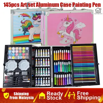 145PCS Aluminium Unicorn Stationery Set Kids Art Kit for Kids - China  Promotion Gift, Stationery Set