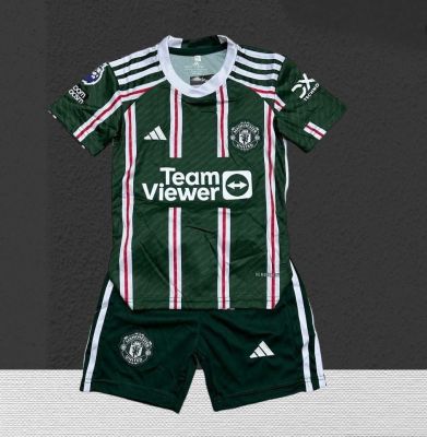 เสื้อแมนยูเด็ก 2023-2024 เสื้อแมนยูฤดูกาลใหม่ล่าสุด เสื้อฟุตบอล เสื้อกีฬา เสื้ออกกำลังกาย (เสื้อ+กางเกง)